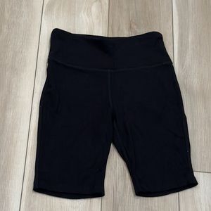 EUC Rachel Zoe Brand Women’s Size Small Athletic Yoga Stretch Black Bike Shorts